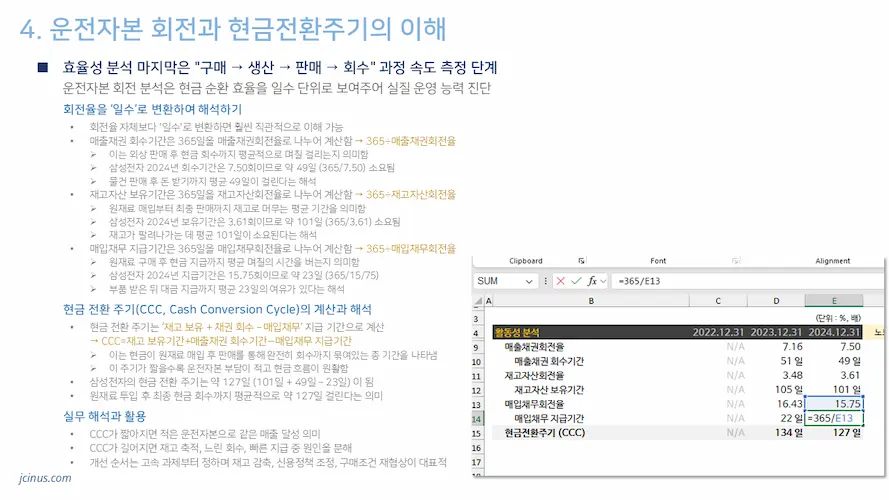 재무제표 분석 강의 교재 샘플 5