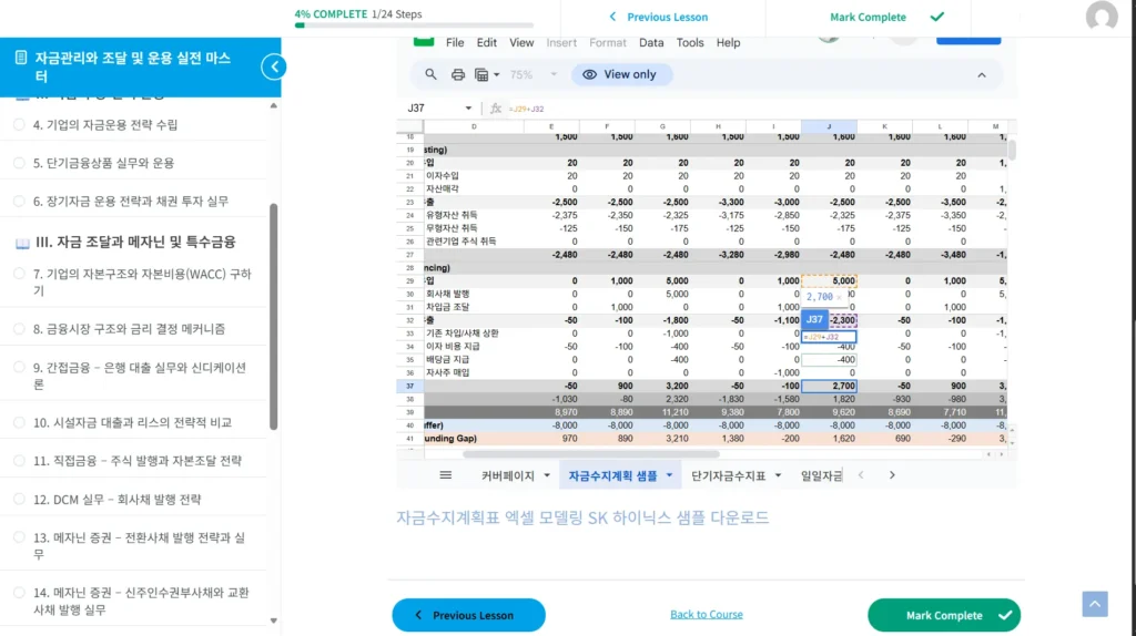 자금관리 실무 자금관리 실무