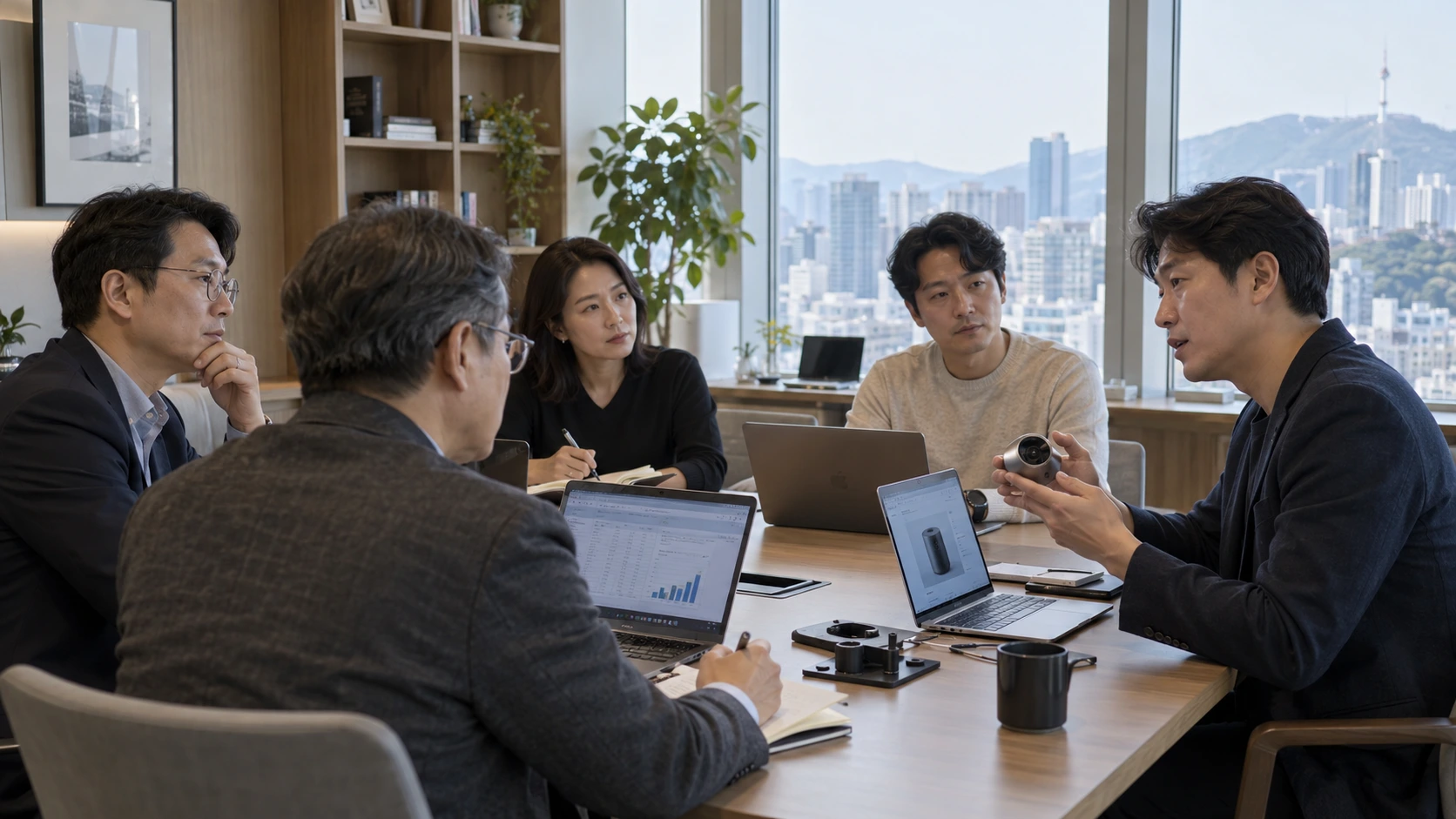 투자·사업성 분석 업무 환경 이미지